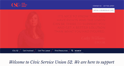 Desktop Screenshot of csu52.org